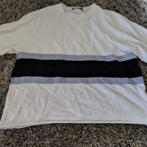 Brandy Melville Tops - Brandy Melville Long sleeve Blue and white shirt Brandy Melville Tops - Brandy Melville Long sleeve Blue and white shirt